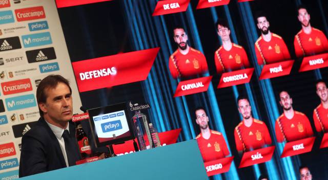 El seleccionador presenta la lista de España.