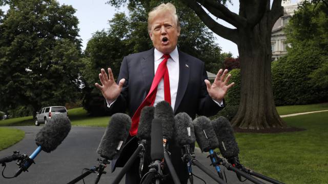 Donald Trump, en la Casa Blanca.