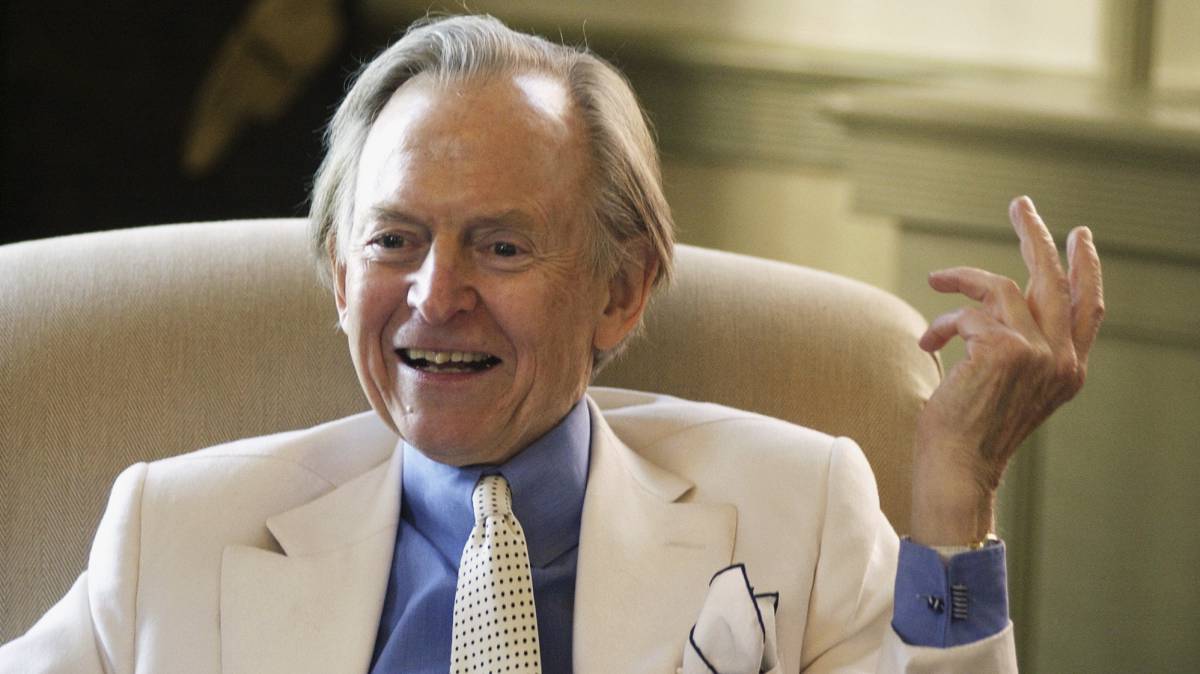 El escritor Tom Wolfe en 2005.