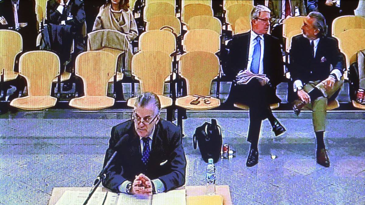 Bárcenas, durante el juicio.