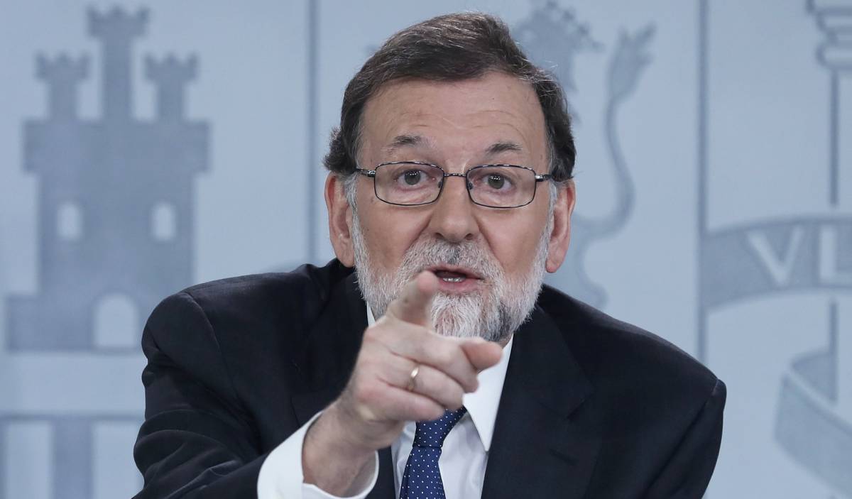 Mariano Rajoy, en la rueda de prensa posterior al Consejo de Ministros.