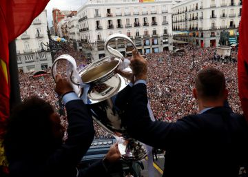 Las celebraciones del Real Madrid en imágenes, el campeón de la Champions 2018