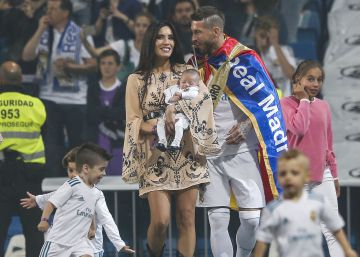 El Real Madrid celebra la Champions en familia