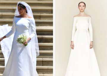 Todos encuentran un parecido al vestido de novia de Meghan Markle: ¿es un plagio?