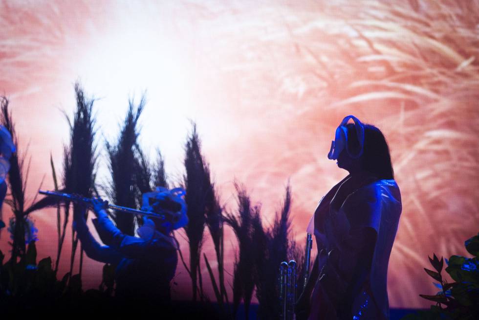 Bjork en el Primavera Sound 2018.