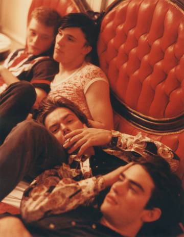 Fotos del rodaje de 'Mi Idaho privado', de 1991.