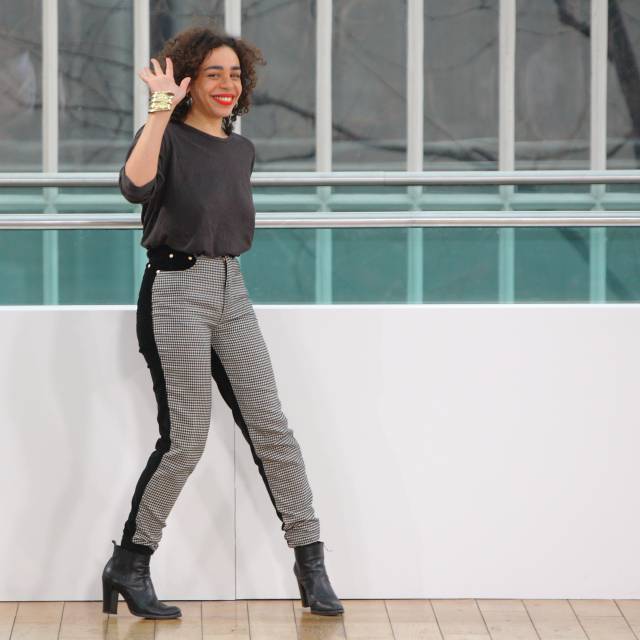 La diseñadora Martine Rose en un desfile de la Semana de la Moda de Londres.