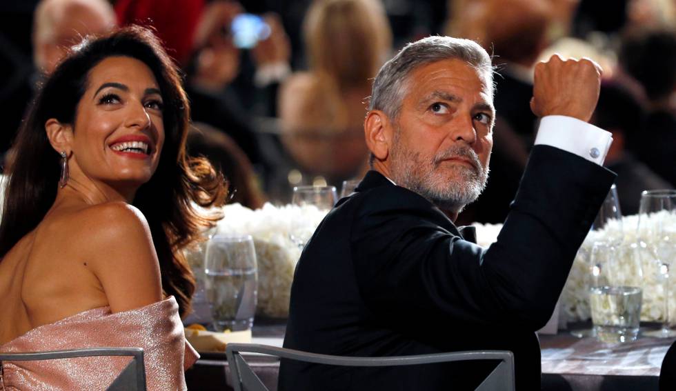 George Clooney y su esposa Amal