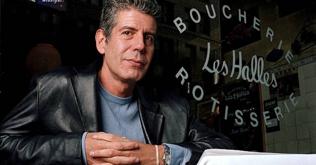 Anthony Bourdain, en su restaurante de Nueva York.