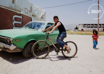 Así es un campo informal de refugiados en 360 grados