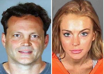 Las fichas policiales de los famosos