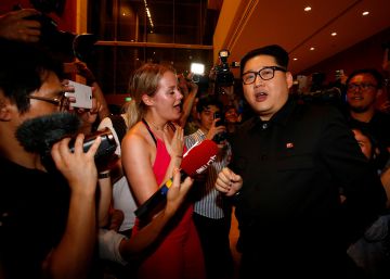 La llegada de Kim Jong-un a Singapur, en imágenes