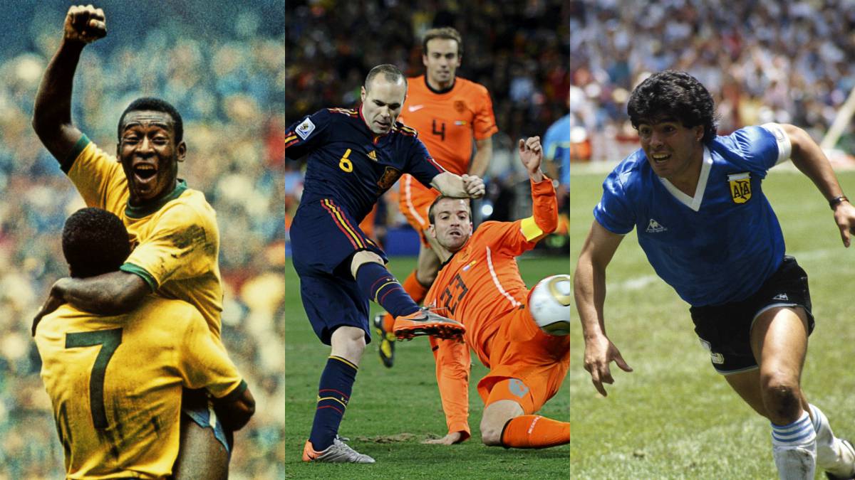 De Inglaterra 66 al gol de Iniesta: nueve camisetas míticas de los mundiales