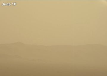 Una tormenta del tamaño de dos Rusias amenaza al robot que más tiempo lleva sobre Marte