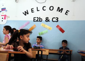 La escuela con más refugiados que nacionales