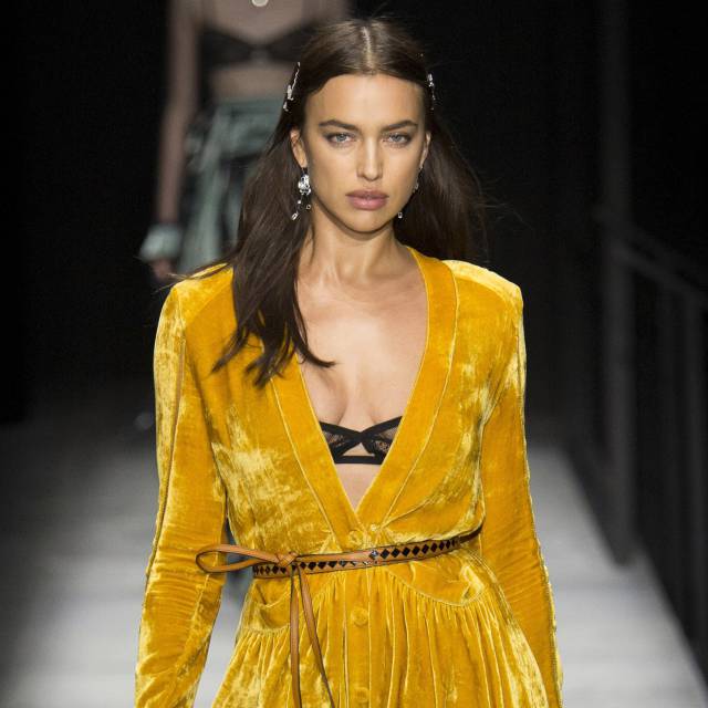 Irina Shayk en un desfile en Nueva York en febrero de 2018.
