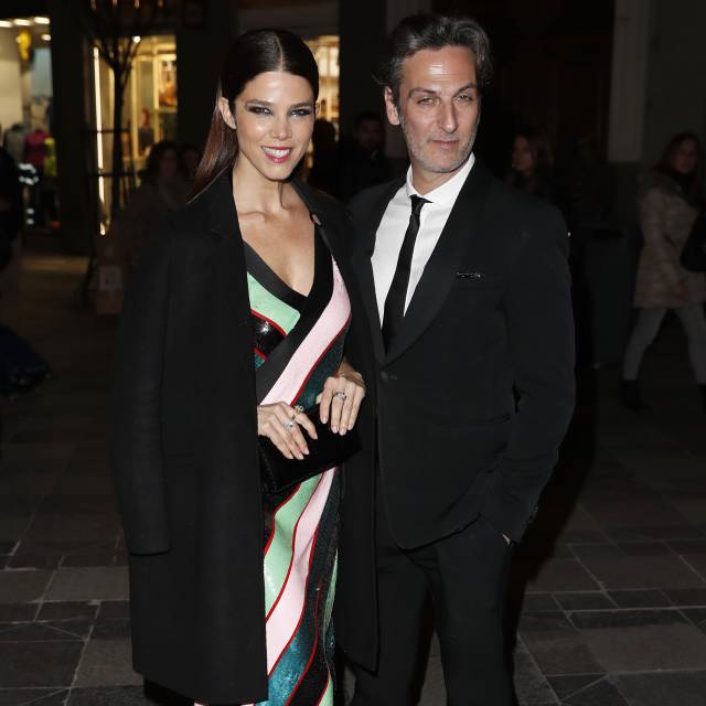 Los actores Juana Acosta y Ernesto Alterio en los premios Fotogramas de Plata 2017 en Madrid, a finales del pasado mes de febrero.