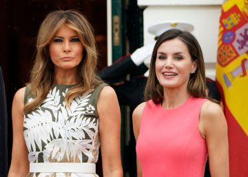 El día que la reina Letizia se vistió de Melania Trump