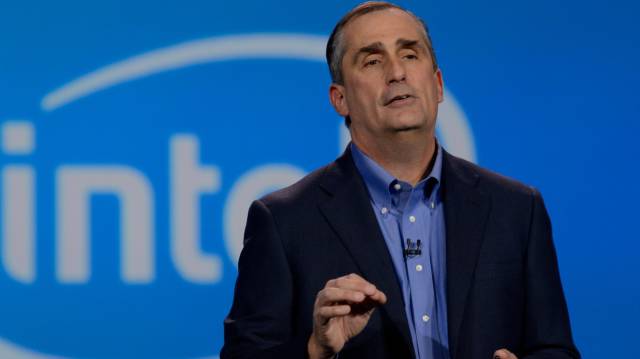 Brian Krzanich, en un acto de la compañía.