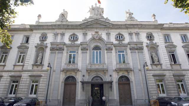 Fachada del Tribunal Supremo.
