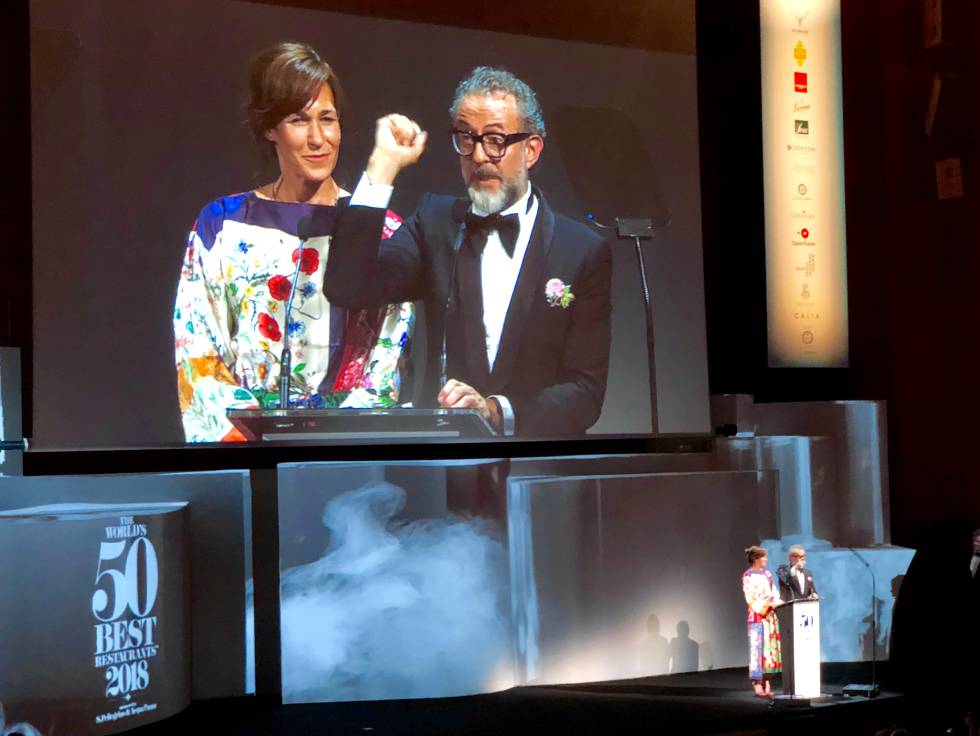 MAXIMO BOTTURA, GANADOR, JUNTO CON SU ESPOSA CAPEL