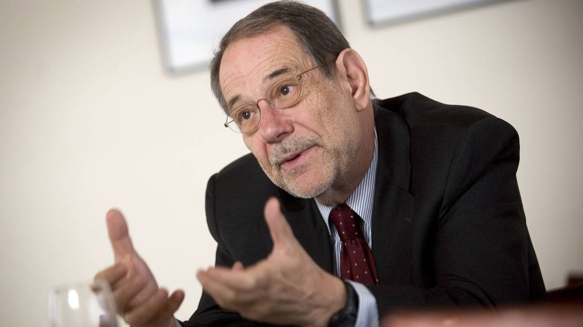 Javier Solana, en Barcelona.