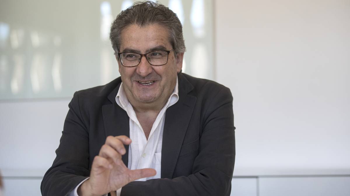 De Prada, en la Redacción de EL PAÍS.