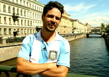 El hincha argentino que ha recorrido 4.000 kilómetros en bici para ir al Mundial
