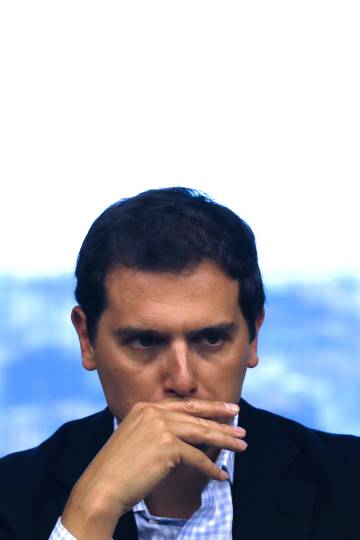 Ciudadanos leader Albert Rivera in Congress on Tuesday.