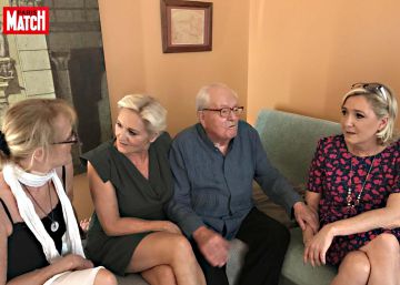 El clan Le Pen escenifica la reconciliación familiar