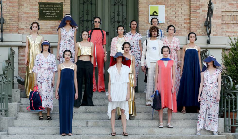 El desfile de Pilar Dalbat celebrado el viernes 6 de julio de 2018 en Casa Árabe.