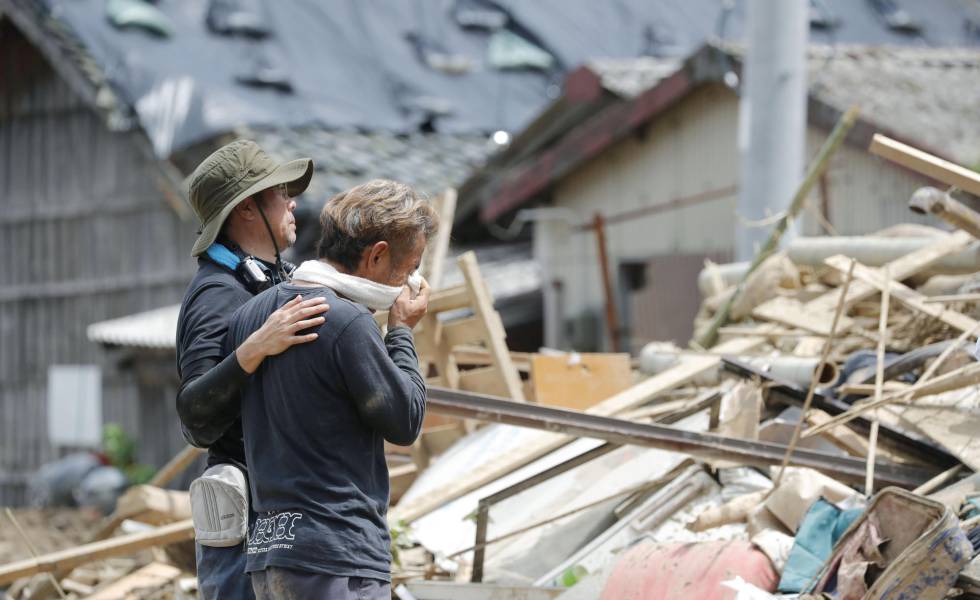 Las inundaciones en Japón, en imágenes