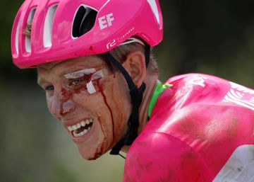 La accidentada primera etapa del Tour