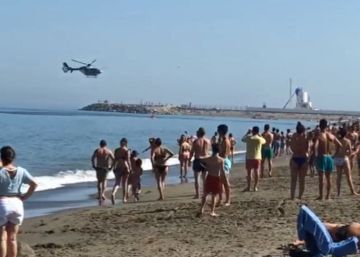 La espectacular persecución a un narco en una playa malagueña llena de gente