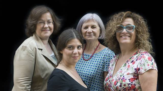 Claudia Casanova , Laura Gomara, Alicia Giménez y Liliana Escliar.
