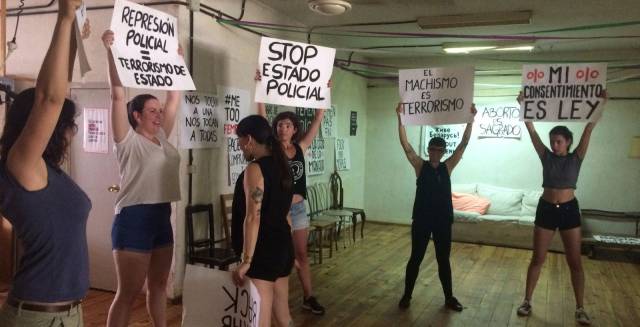 Entrenamiento de iniciación para activistas.