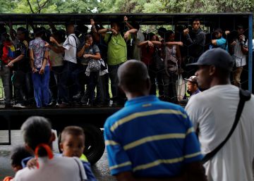 Sin transporte público en Venezuela