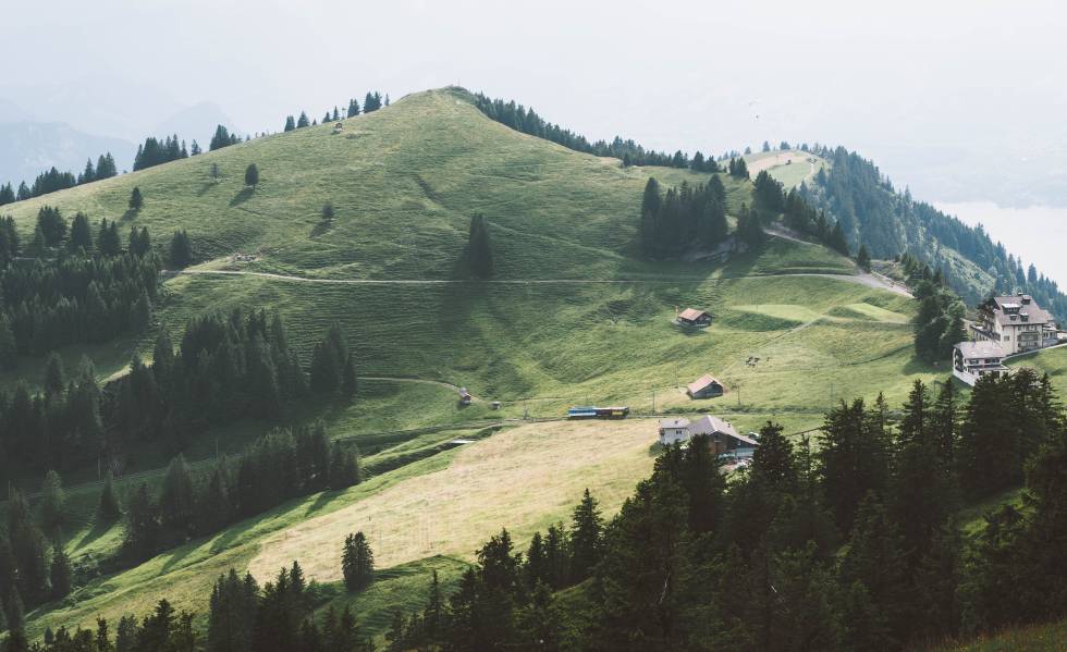 Vistas desde el Rigi Kulm, cantón de Lucerna.