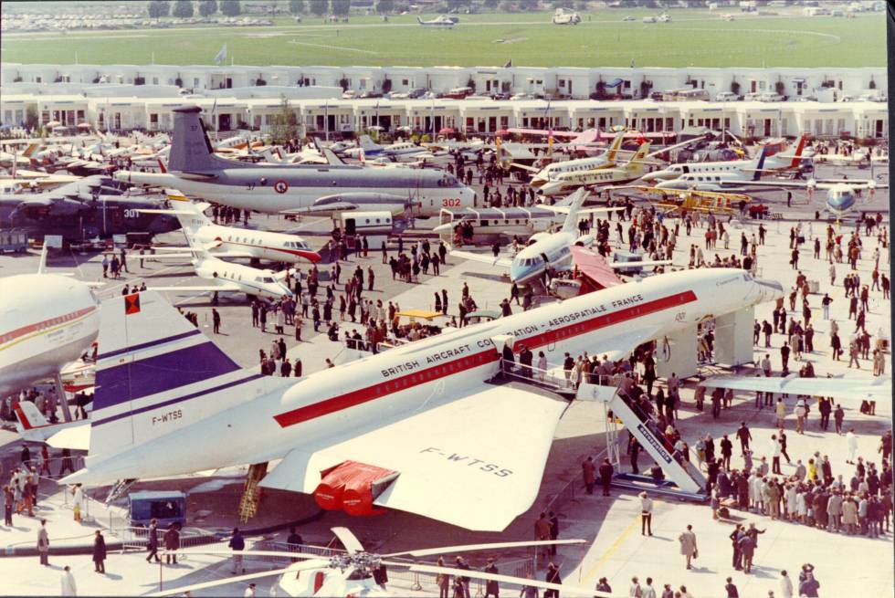 Concorde 001 en el Paris Air Show de 1971.