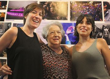 Tres generaciones unidas por el 8-M