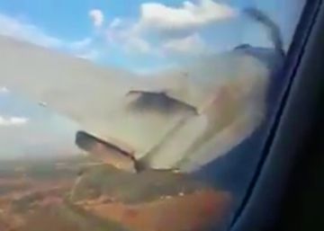 Un superviviente graba el accidente del avión en que viajaba