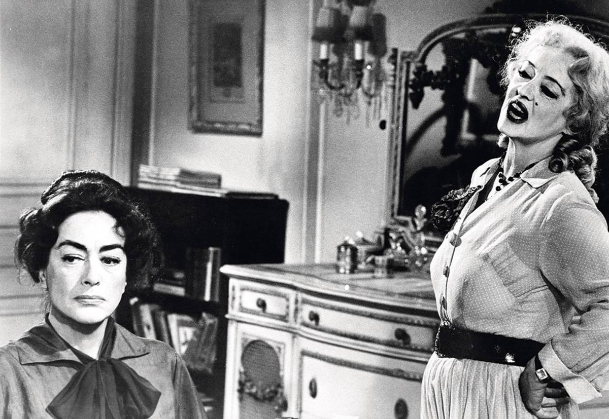Joan Crawford (i) y Bette Davis, en '¿Qué fue de Baby Jane?'.