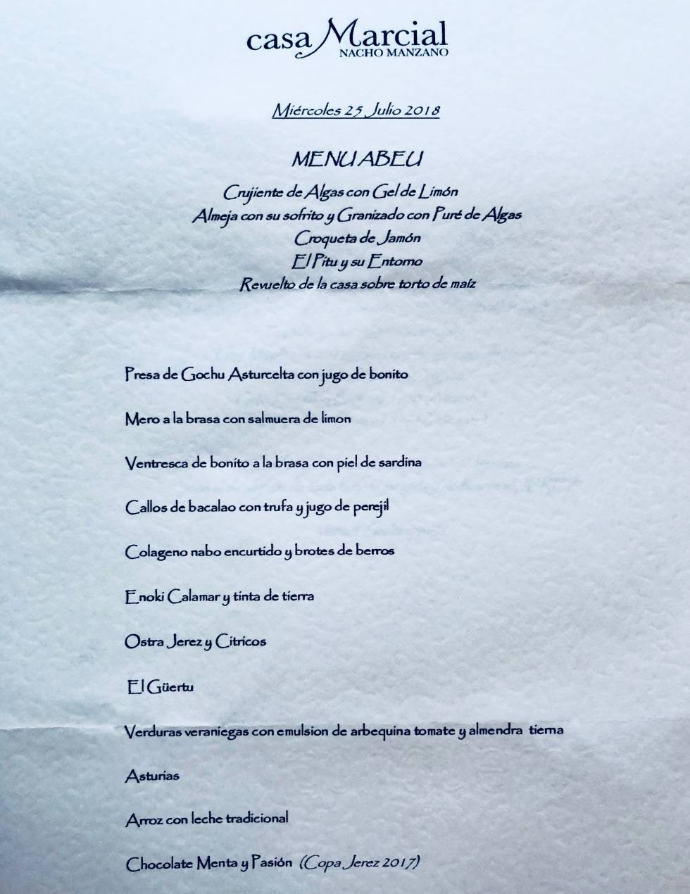 EL MENÚ AL REVÉS CAPEL