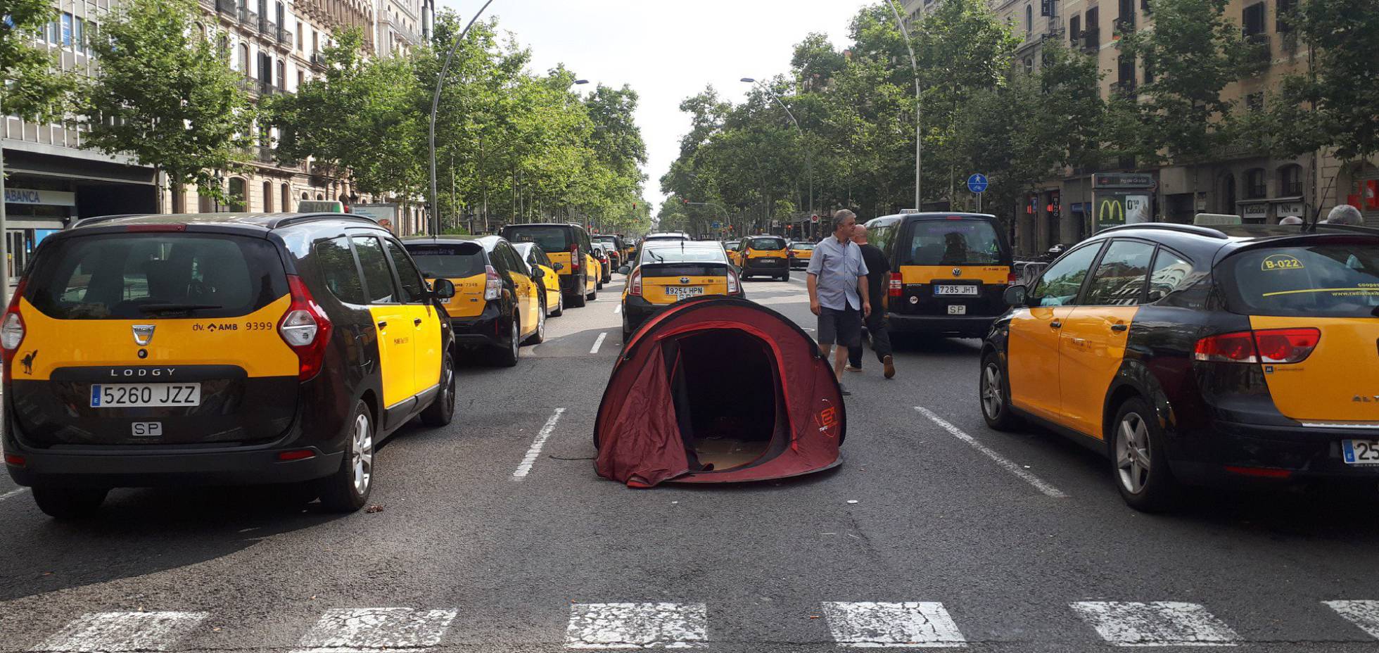 huelga taxistas