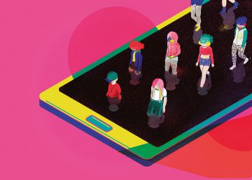 ‘Hijos del móvil’, retrato de una generación nacida bajo el influjo del ‘smartphone', en portada de ‘El País Semanal’