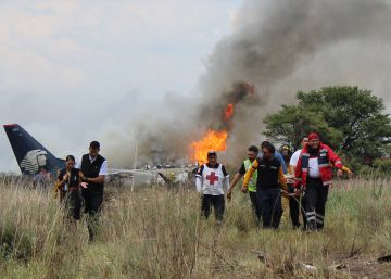 El accidente de avión de Aeroméxico en Durango, en imágenes