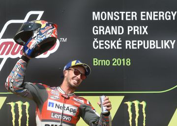 Dovizioso gana el GP de la República Checa de MotoGP, en imágenes