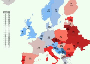 Este mapa revela que os europeus brancos associam rostos negros a conceitos negativos