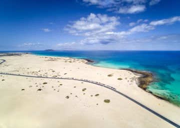Solo Wonder Woman irá a la playa de las Dunas en Fuerteventura