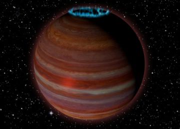 Las auroras gigantes del planeta huérfano que no pudo ser estrella